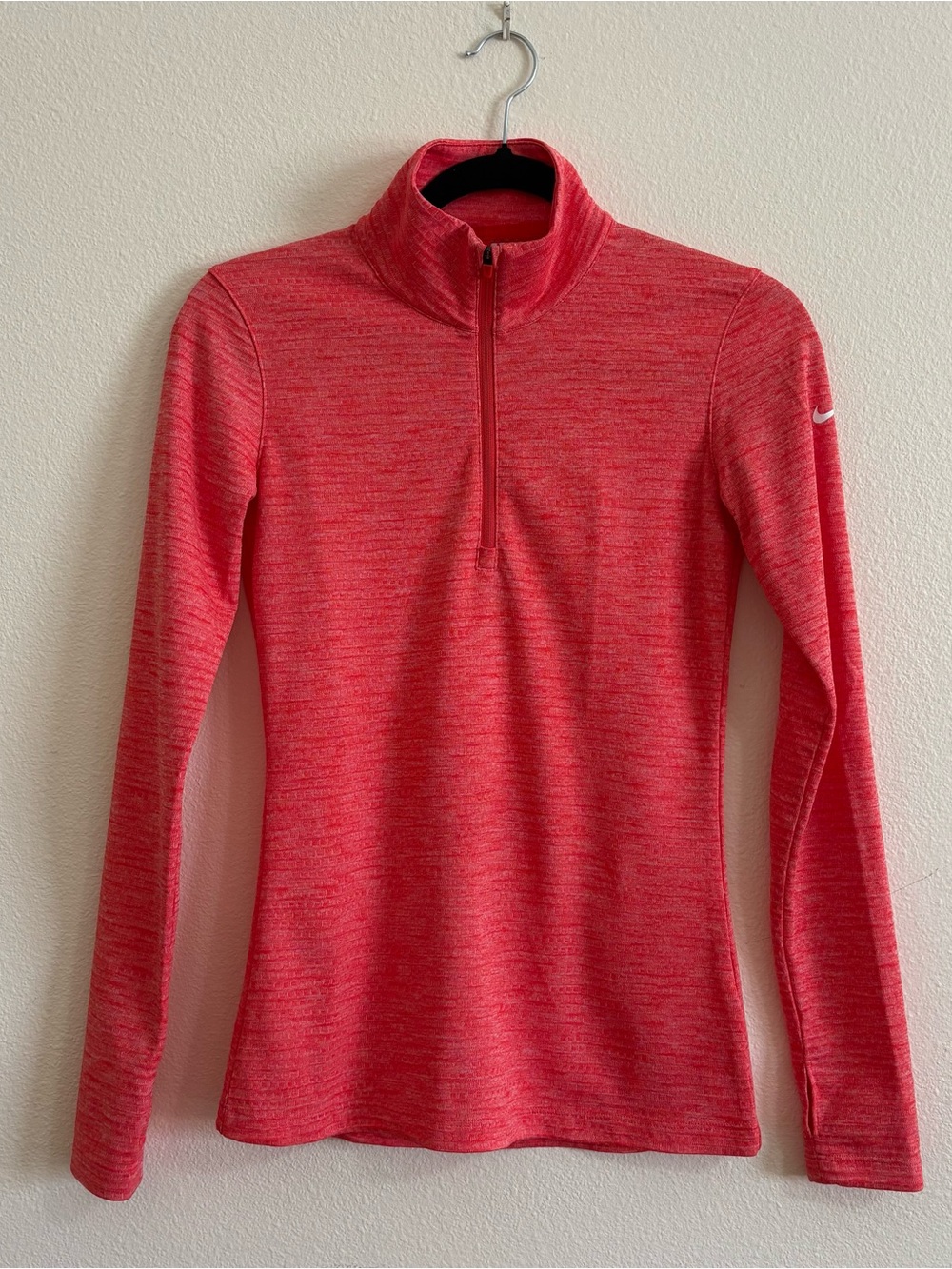 Nike Golf Women's Pink Dri-Fit Half-Zip Performance Top